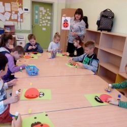 Zajęcia kiri-Origami pt Biedronka