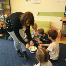 Próbowaliśmy mozzarelli, pomidorów i bazylii