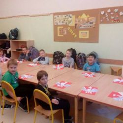 Zajęcia kiri-Origami pt. Orzeł Biały