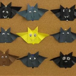 Zajęcia Origami - Nietoperz