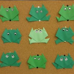 Zajęcia Origami - Żaba
