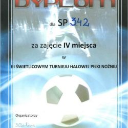 III świetlicowy turniej halowej piłki nożnej