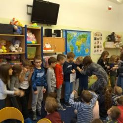 Kulturalna klasa stycznia -wręczenie odznak
