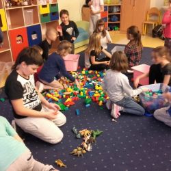 Segregujemy klocki i zabawki