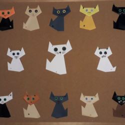 Zajęcia Origami - Kotek