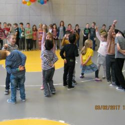 Bal pasiastych - oprócz tańcy były konkursy